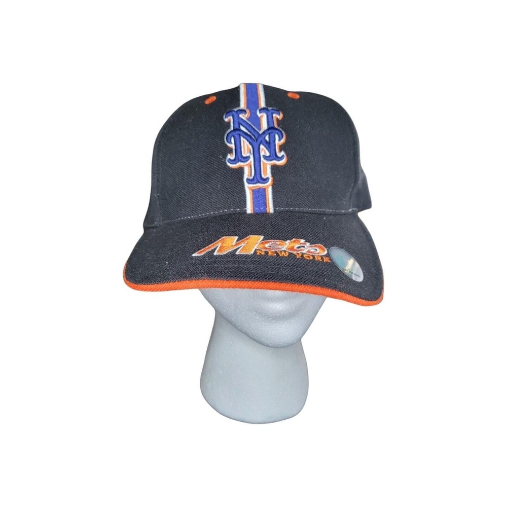 VTG MLB New York Mets Hat Adjustable Strap Twins Enterprise 90s Baseball Cap Y2K